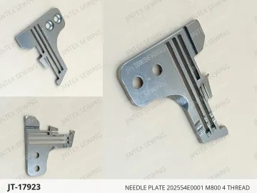 NEEDLE PLATE 202554E0001 M800 4 THREAD — JT-17923 sewing machine spare part