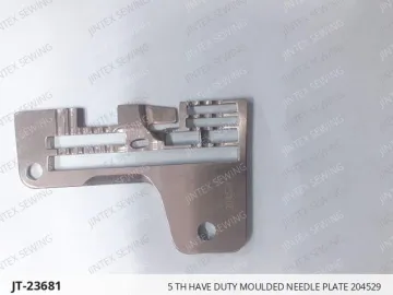 5 TH HAVE DUTY MOULDED NEEDLE PLATE 204529 — JT-23681 sewing machine spare part