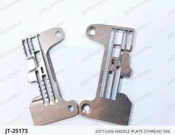 20715206 NEEDLE PLATE 5THREAD 5X6 — JT-25173 sewing machine spare part