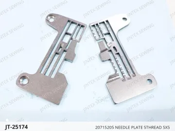 20715205 NEEDLE PLATE 5THREAD 5X5 — JT-25174 sewing machine spare part