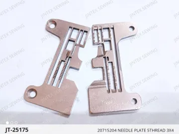 20715204 NEEDLE PLATE 5THREAD 3X4 — JT-25175 sewing machine spare part