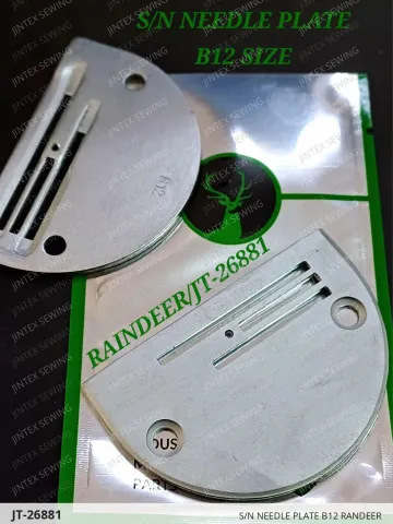 S/N NEEDLE PLATE B12 RANDEER — JT-26881 sewing machine spare part