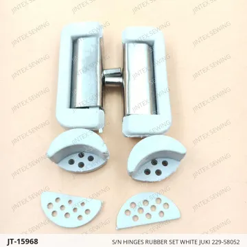 S/N HINGES RUBBER SET WHITE JUKI 229-58052 — JT-15968 sewing machine spare part