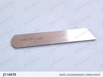 KNIFE 2A0008000009 LOWER KNIFE — JT-14575 sewing machine spare part
