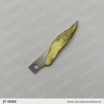 KNIFE 030-0098-00/004540.00 — JT-19262 sewing machine spare part