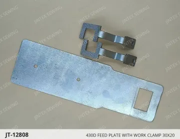 430D FEED PLATE WITH WORK CLAMP 30X20 — JT-12808 sewing machine spare part