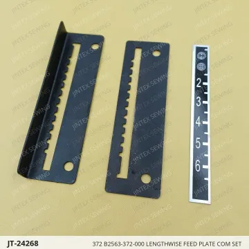 372 B2563-372-000 LENGTHWISE FEED PLATE COM SET — JT-24268 sewing machine spare part