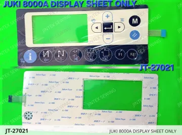 JUKI 8000A DISPLAY SHEET ONLY — JT-27021 sewing machine spare part