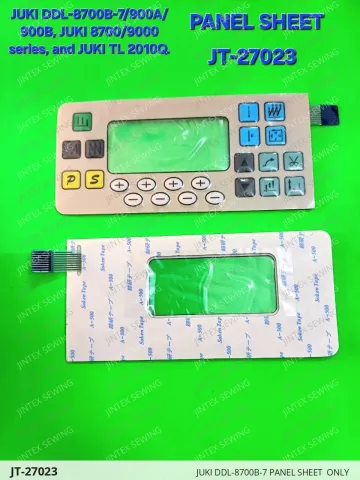 JUKI DDL-8700B-7 PANEL SHEET  ONLY — JT-27023 sewing machine spare part