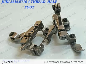 JUKI OVERLOCK 212887A-4 ZIPPER FOOT — JT-27478 sewing machine spare part