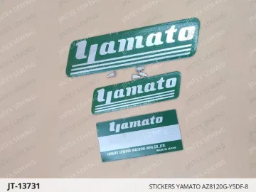STICKERS YAMATO AZ8120G-Y5DF-8 — JT-13731 sewing machine spare part