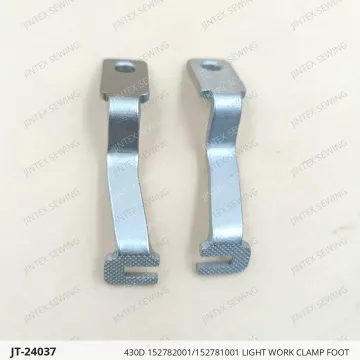 430D 152782001/152781001 LIGHT WORK CLAMP FOOT — JT-24037 sewing machine spare part