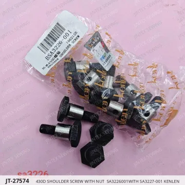 430D SHOULDER SCREW WITH NUT  SA3226001WITH SA3227-001 KENLEN — JT-27574 sewing machine spare part