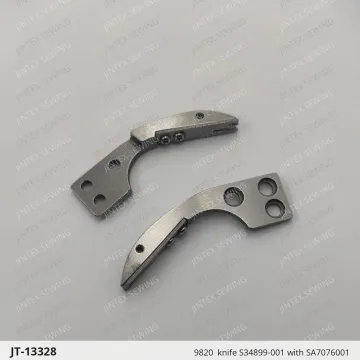 9820  knife S34899-001 with SA7076001 — JT-13328 sewing machine spare part
