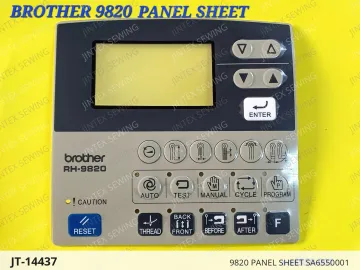 9820 PANEL SHEET SA6550001 — JT-14437 sewing machine spare part