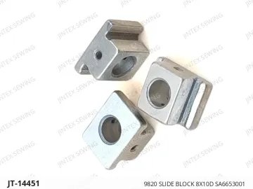 9820 SLIDE BLOCK 8X10D SA6653001 — JT-14451 sewing machine spare part