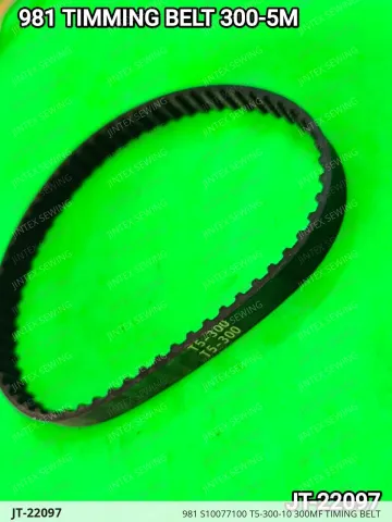 981 S10077100 T5-300-10 300MF TIMING BELT — JT-22097 sewing machine spare part