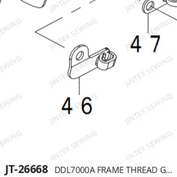 DDL7000A FRAME THREAD GUIDE 401-87311 — JT-26668 sewing machine spare part