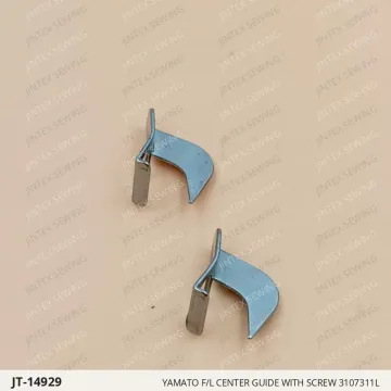 YAMATO F/L CENTER GUIDE WITH SCREW 3107311L — JT-14929 sewing machine spare part