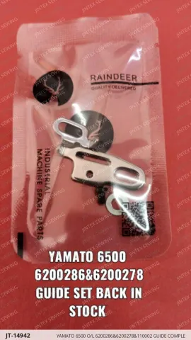 YAMATO 6500 O/L 6200286&6200278&110002 GUIDE COMPLE — JT-14942 sewing machine spare part