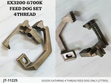 EX3200 GATHRING 4 THREAD FEED DOG ONLY (277505) — JT-11225 sewing machine spare part