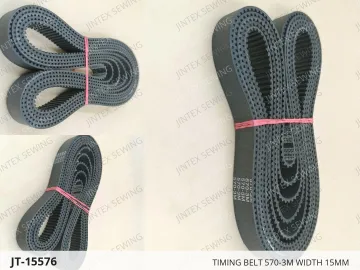 TIMING BELT 570-3M WIDTH 15MM — JT-15576 sewing machine spare part
