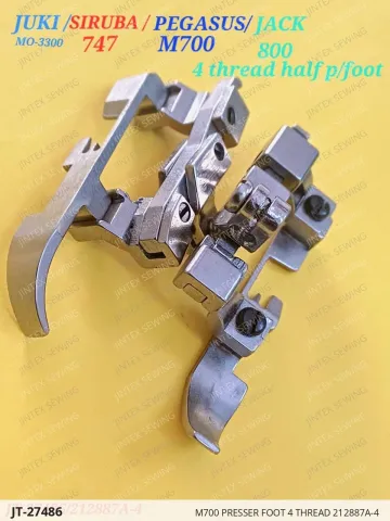 M700 PRESSER FOOT 4 THREAD 212887A-4 — JT-27486 sewing machine spare part
