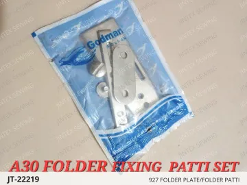 927 FOLDER PLATE/FOLDER PATTI — JT-22219 sewing machine spare part