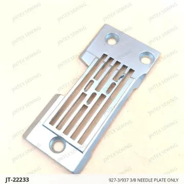 927-3/937 3/8 NEEDLE PLATE ONLY — JT-22233 sewing machine spare part
