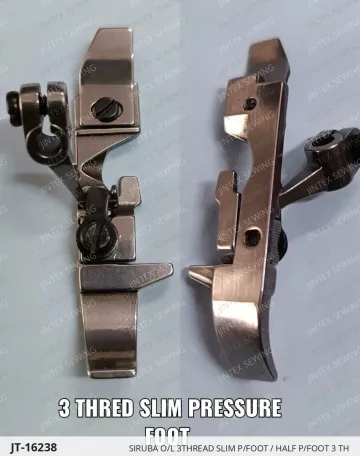 SIRUBA O/L 3THREAD SLIM P/FOOT / HALF P/FOOT 3 TH — JT-16238 sewing machine spare part