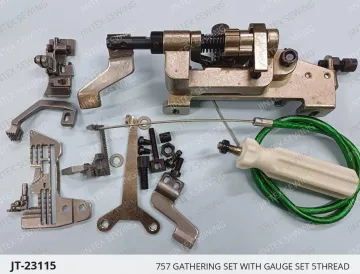 757 GATHERING SET WITH GAUGE SET 5THREAD — JT-23115 sewing machine spare part