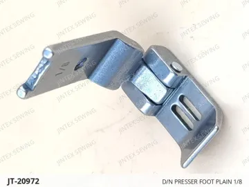 D/N PRESSER FOOT PLAIN 1/8 — JT-20972 sewing machine spare part