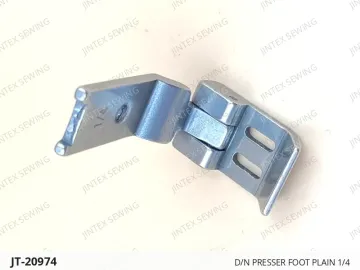 D/N PRESSER FOOT PLAIN 1/4 — JT-20974 sewing machine spare part
