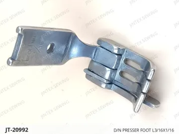 D/N PRESSER FOOT L3/16X1/16 — JT-20992 sewing machine spare part