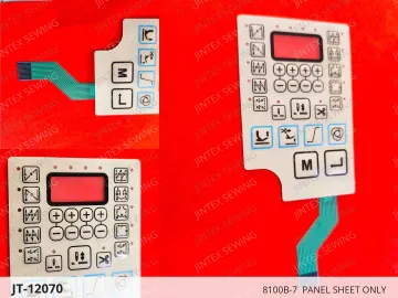 8100B-7  PANEL SHEET ONLY — JT-12070 sewing machine spare part