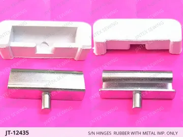 S/N HINGES  RUBBER WITH METAL IMP. ONLY — JT-12435 sewing machine spare part