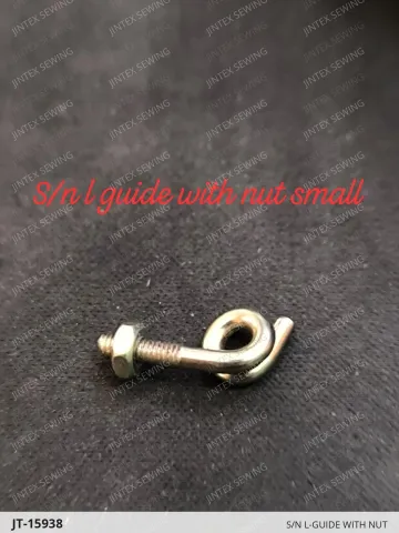 S/N L-GUIDE WITH NUT — JT-15938 sewing machine spare part
