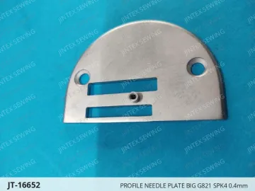 PROFILE NEEDLE PLATE BIG G821 SPK4 0.4mm — JT-16652 sewing machine spare part