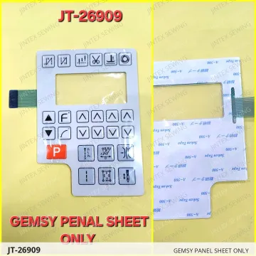 GEMSY PANEL SHEET ONLY — JT-26909 sewing machine spare part