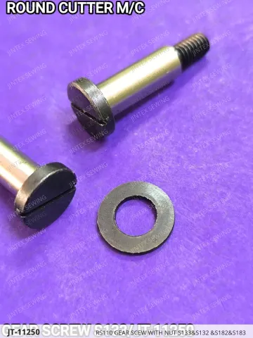 RS110 GEAR SCEW WITH NUT S133&S132 &S182&S183 — JT-11250 sewing machine spare part