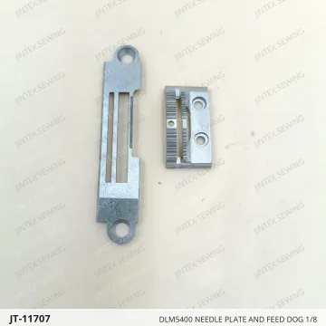 DLM5400 NEEDLE PLATE AND FEED DOG 1/8 — JT-11707 sewing machine spare part