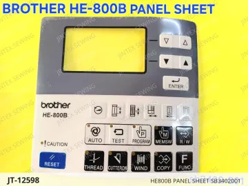 HE800B PANEL SHEET SB3402001 — JT-12598 sewing machine spare part