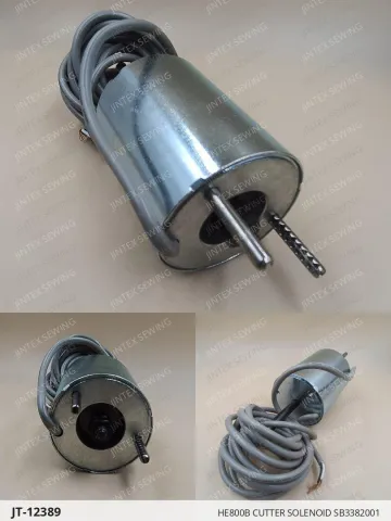 HE800B CUTTER SOLENOID SB3382001 — JT-12389 sewing machine spare part