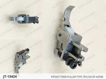 P/FOOT P36N PULLER TYPE TEFLON DF-60598 — JT-13424 sewing machine spare part
