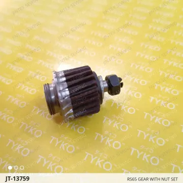 RS65 GEAR WITH NUT SET — JT-13759 sewing machine spare part