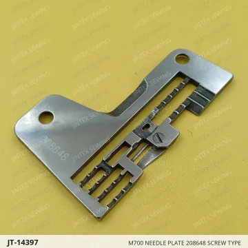 M700 NEEDLE PLATE 208648 SCREW TYPE — JT-14397 sewing machine spare part