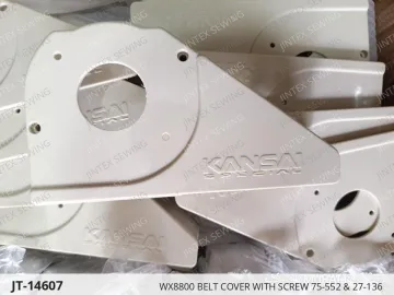 WX8800 BELT COVER WITH SCREW 75-552 & 27-136 — JT-14607 sewing machine spare part