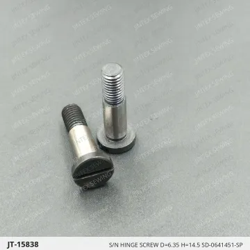 S/N HINGE SCREW D=6.35 H=14.5 SD-0641451-SP — JT-15838 sewing machine spare part