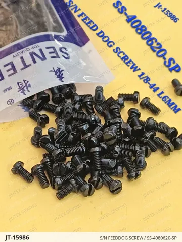 S/N FEEDDOG SCREW / SS-4080620-SP — JT-15986 sewing machine spare part