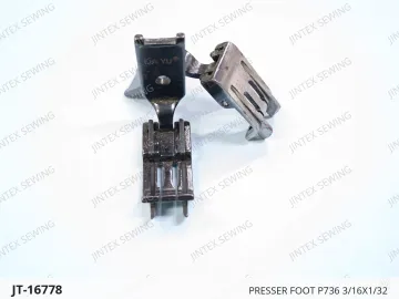 PRESSER FOOT P736 3/16X1/32 — JT-16778 sewing machine spare part